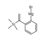 (2-(1-(trimethylsilyl)vinyl)phenyl)magnesium bromide Structure