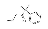 1-(dimethyl(phenyl)silyl)butan-1-one Structure