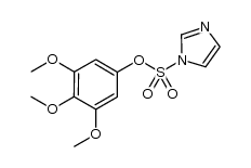 3,4,5-trimethoxyphenyl 1H-imidazole-1-sulfonate结构式