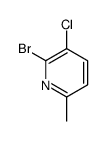 2-bromo-3-chloro-6-methylpyridine Structure