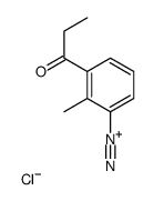 2-methyl-3-propanoylbenzenediazonium,chloride Structure