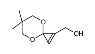 (6,6-dimethyl-4,8-dioxaspiro[2.5]oct-1-en-2-yl)methanol结构式