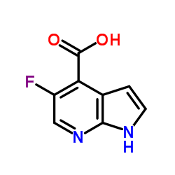 5-Fluoro-1H-pyrrolo[2,3-b]pyridine-4-carboxylic acid Structure