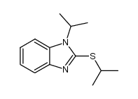 1-Isopropyl-2-isopropylthiobenzimidazole Structure