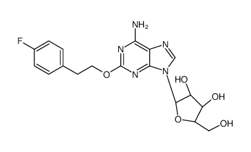2-(2-(4-fluorophenyl)ethoxy)adenosine Structure