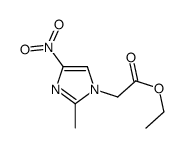 ethyl 2-(2-methyl-4-nitro-imidazol-1-yl)acetate Structure