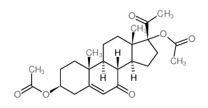 [(3S,8R,9S,10R,13S,14S,17R)-17-acetyl-3-acetyloxy-10,13-dimethyl-7-oxo-2,3,4,8,9,11,12,14,15,16-decahydro-1H-cyclopenta[a]phenanthren-17-yl] acetate Structure