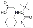 [2-(tert-Butoxycarbonyl-ethyl-aMino)-cyclohexylaMino]-acetic acid结构式