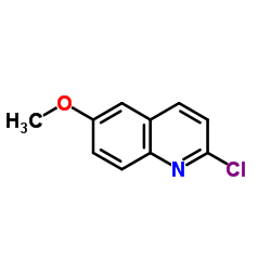 2-氯-6-甲氧基喹啉结构式
