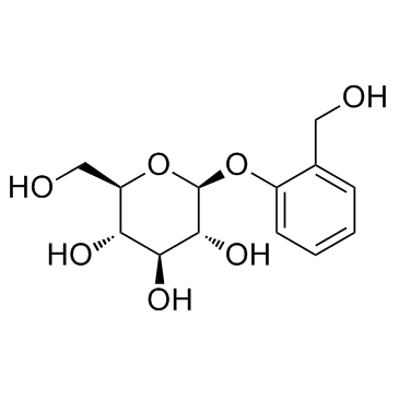D-(-)-Salicin Structure