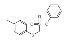 phenyl (4-methylphenyl)sulfanylmethanesulfonate Structure