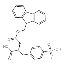 (S)-Fmoc-phenylalanine-4-sulfonic acid structure