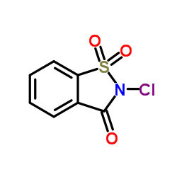 N-氯邻磺酰苯甲酰亚胺结构式