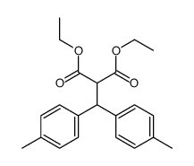 diethyl 2-[bis(4-methylphenyl)methyl]propanedioate Structure