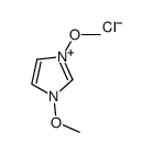 1,3-dimethoxy-1H-imidazol-3-ium chloride Structure
