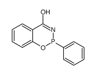 2-phenyl-2,3-dihydro-1,3,2(lambda(5))-benzoxazaphosphoryl-4-one结构式