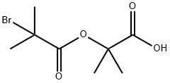 2-(2-溴-2-甲基丙酰氧基)-2-甲基丙酸结构式