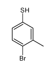 4-bromo-3-methylbenzenethiol结构式