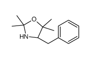 (4S)-4-benzyl-2,2,5,5-tetramethyl-1,3-oxazolidine结构式