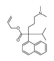 α-[3-(Dimethylamino)propyl]-α-isopropyl-1-naphthaleneacetic acid allyl ester结构式