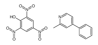 2-methyl-4-phenylpyridine,2,4,6-trinitrophenol Structure