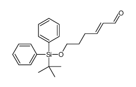 6-[tert-butyl(diphenyl)silyl]oxyhex-2-enal结构式