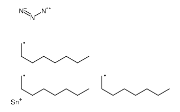 azido(trioctyl)stannane Structure