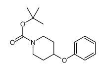 tert-butyl 4-phenoxypiperidine-1-carboxylate Structure