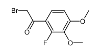 2-bromo-1-(2-fluoro-3,4-dimethoxyphenyl)ethan-1-one结构式