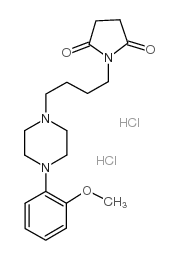 1-(2-甲氧基苯基)-4-(4-琥珀酰胺丁基)哌嗪双盐酸盐结构式