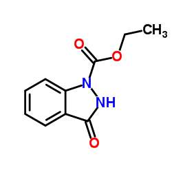 Ethyl 3-oxo-2,3-dihydro-1H-indazole-1-carboxylate Structure