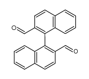 [1,1′-binaphthalene]-2,2′-dicarboxaldehyde结构式
