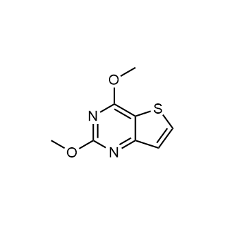 2,4-二甲氧基噻吩并[3,2-d]嘧啶结构式