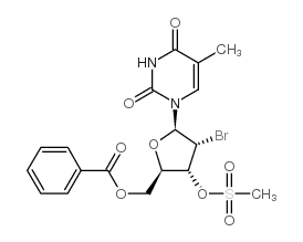 5-苯甲酰基-3-乙烷磺酰基-2-溴胸苷结构式