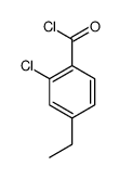 Benzoyl chloride, 2-chloro-4-ethyl- (9CI) Structure