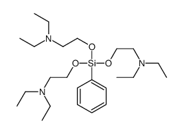 Tris[2-(diethylamino)ethoxy]phenylsilane Structure