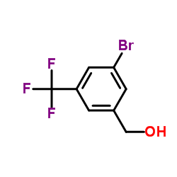 (3-Bromo-5-(trifluoromethyl)phenyl)methanol Structure