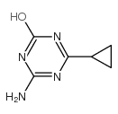 2-AMINO-4-CYCLOPROPYL-6-HYDROXY-1,3,5-TRIAZINE Structure