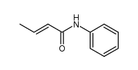 2-Butenamide, N-phenyl-, (2E)-结构式