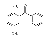 (2-氨基-5-甲基苯基)(苯基)甲酮结构式