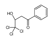 (3S)-4,4,4-trichloro-3-hydroxy-1-phenylbutan-1-one结构式