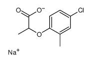 sodium 2-(4-chloro-2-methylphenoxy)propionate Structure