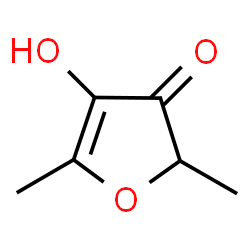 4-HYDROXY-2,5-DIMETHYL-3-FURANONE Structure