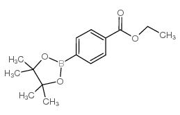 4-乙氧羰基苯硼酸频哪醇酯结构式