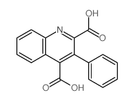 3-phenylquinoline-2,4-dicarboxylic acid Structure