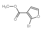 2-溴呋喃-3-羧酸甲酯结构式