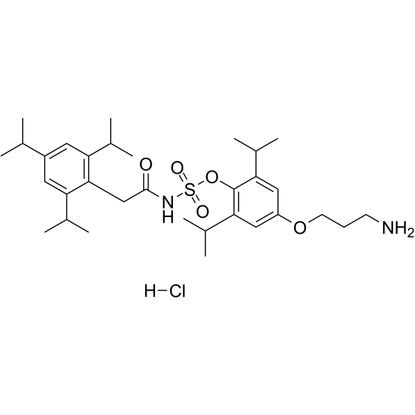 ACAT-IN-4 hydrochloride结构式