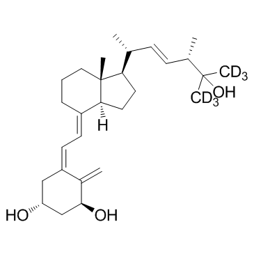 1alpha, 25-Dihydroxy VD2-D6 structure