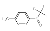 4-Methylphenyl trifluoromethyl sulphoxide Structure