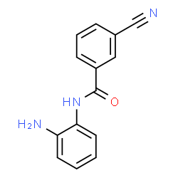 N-(2-Aminophenyl)-3-cyanobenzamide结构式
